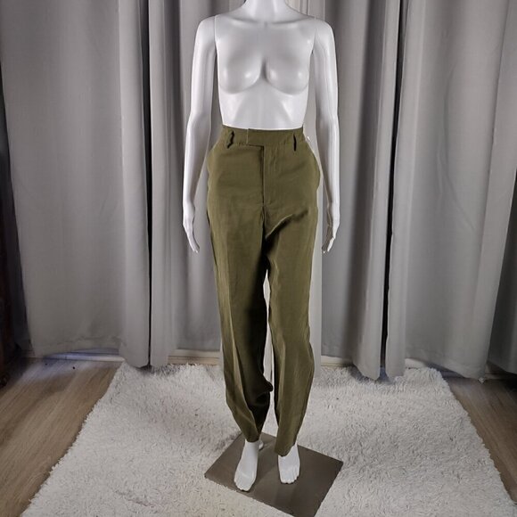 A New Day Women's Lightweight Elastic Waist Olive Green Chino Pants Sz 10R (NWT) - Picture 1 of 12